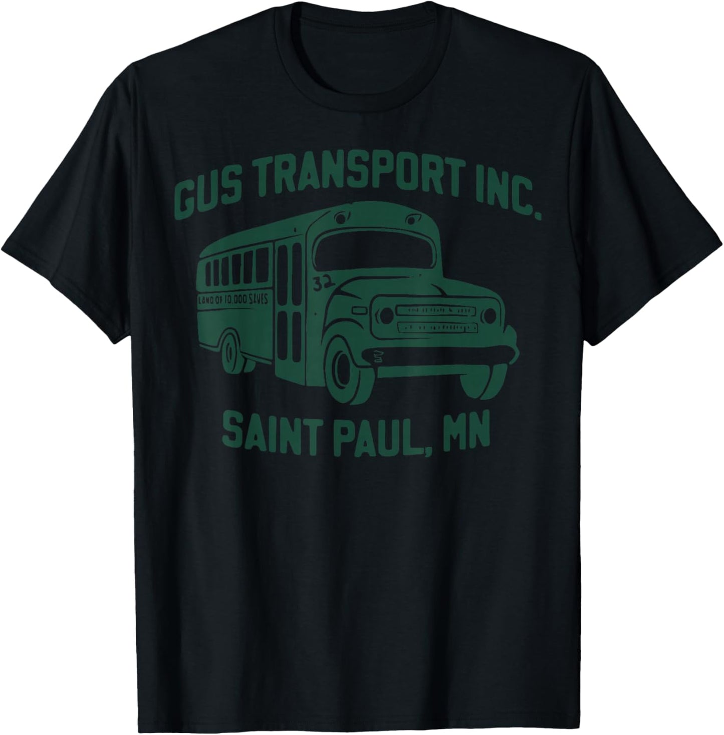 Gus Transport Inc Saint Paul Mn T-Shirt - T-Shirt | Black