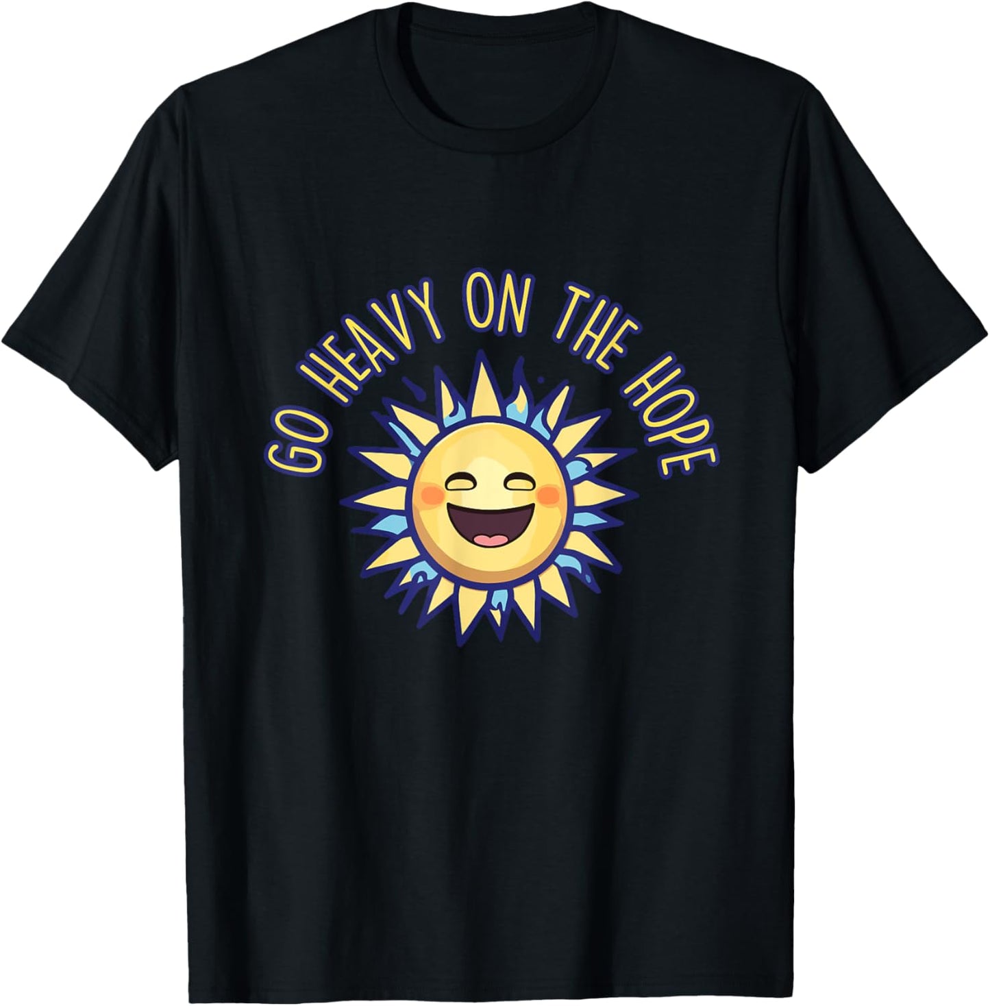 Hopeful Hearts Shine Brighter T-Shirt - T-Shirt | Black