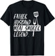 Father Husband Meat Grill Legend Bbq Barbecue Grill Men T-Shirt - T-Shirt | Black