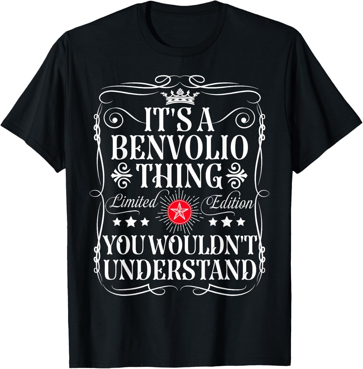 Benvolio Name Its A Benvolio Thing You Wouldn't Understand T-Shirt - T-Shirt | Black