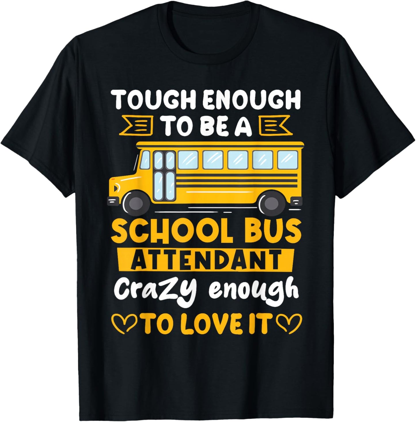 School Bus Monitor Bus Companion Student Transport T-Shirt - T-Shirt | Black