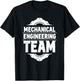 Mechanical Engineering Team Mechanical Engineer Student T-Shirt - T-Shirt | Black