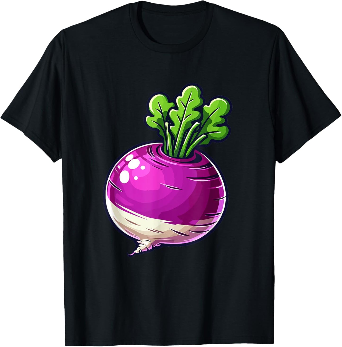 Turnip Food Funny Turnip Lover Cool Turnip T-Shirt - T-Shirt | Black