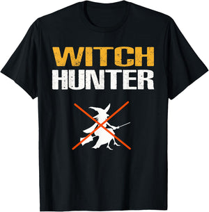 Witch Hunter Cute Halloween Costume Gift T-Shirt - T-Shirt | Black