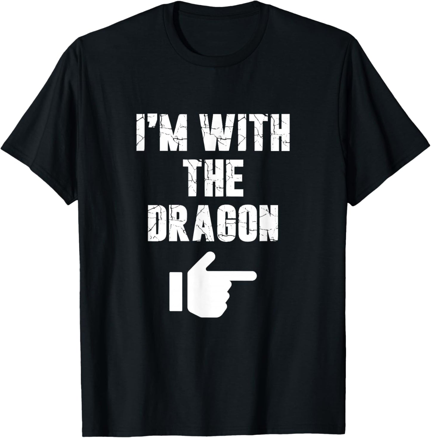 I'm with the Dragon Fun Easy Playful Halloween Costume T-Shirt - T-Shirt | Black