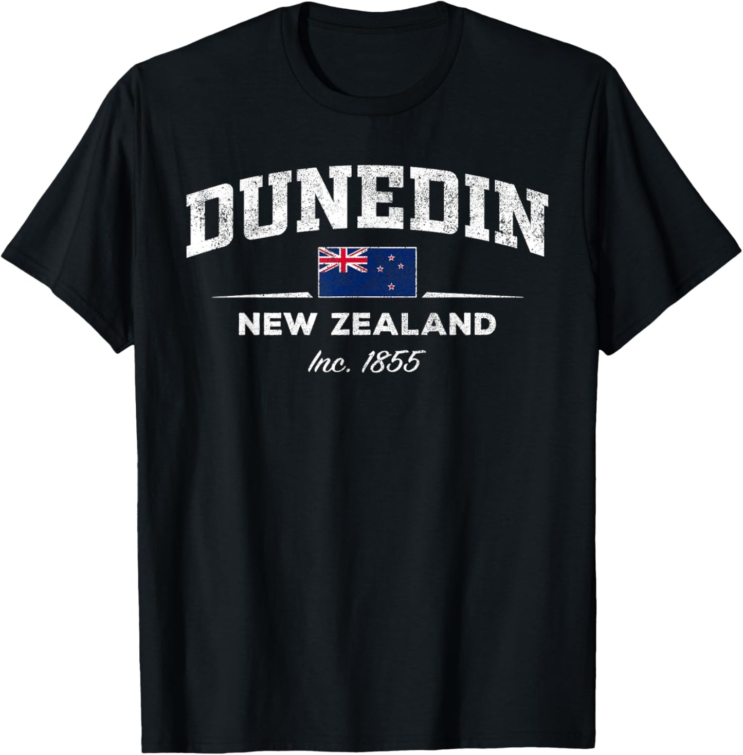 Dunedin New Zealand T-Shirt - T-Shirt | Black