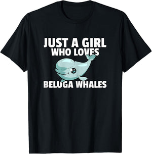 Beluga Whale Baby Beluga Costume T-Shirt - T-Shirt | Black