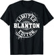 BLANTON Funny Surname Family Tree Birthday Reunion Gift T-Shirt - T-Shirt | Black