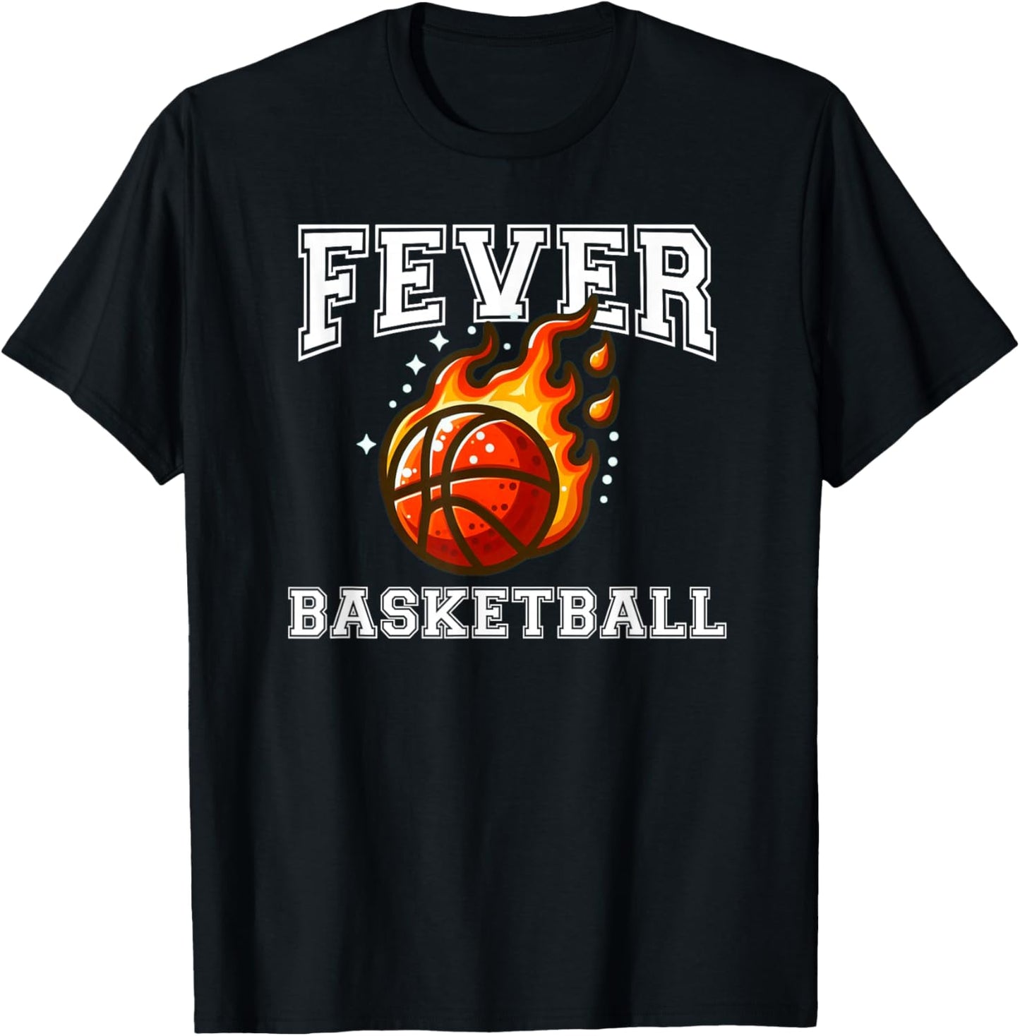 Basketball Fever Vintage T-Shirt - T-Shirt | Black