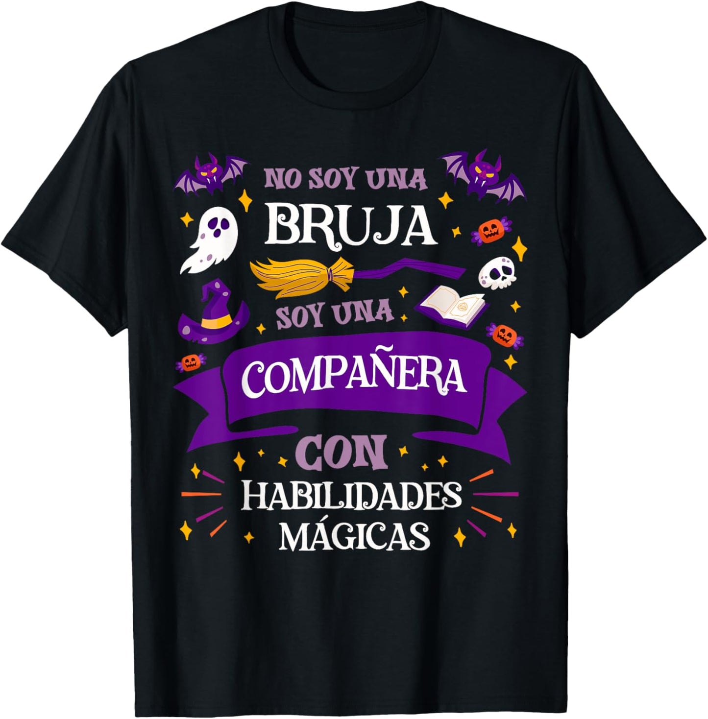 No Soy Una Bruja Soy Una Compañera Regalo Compañera Trabajo T-Shirt - T-Shirt | Black