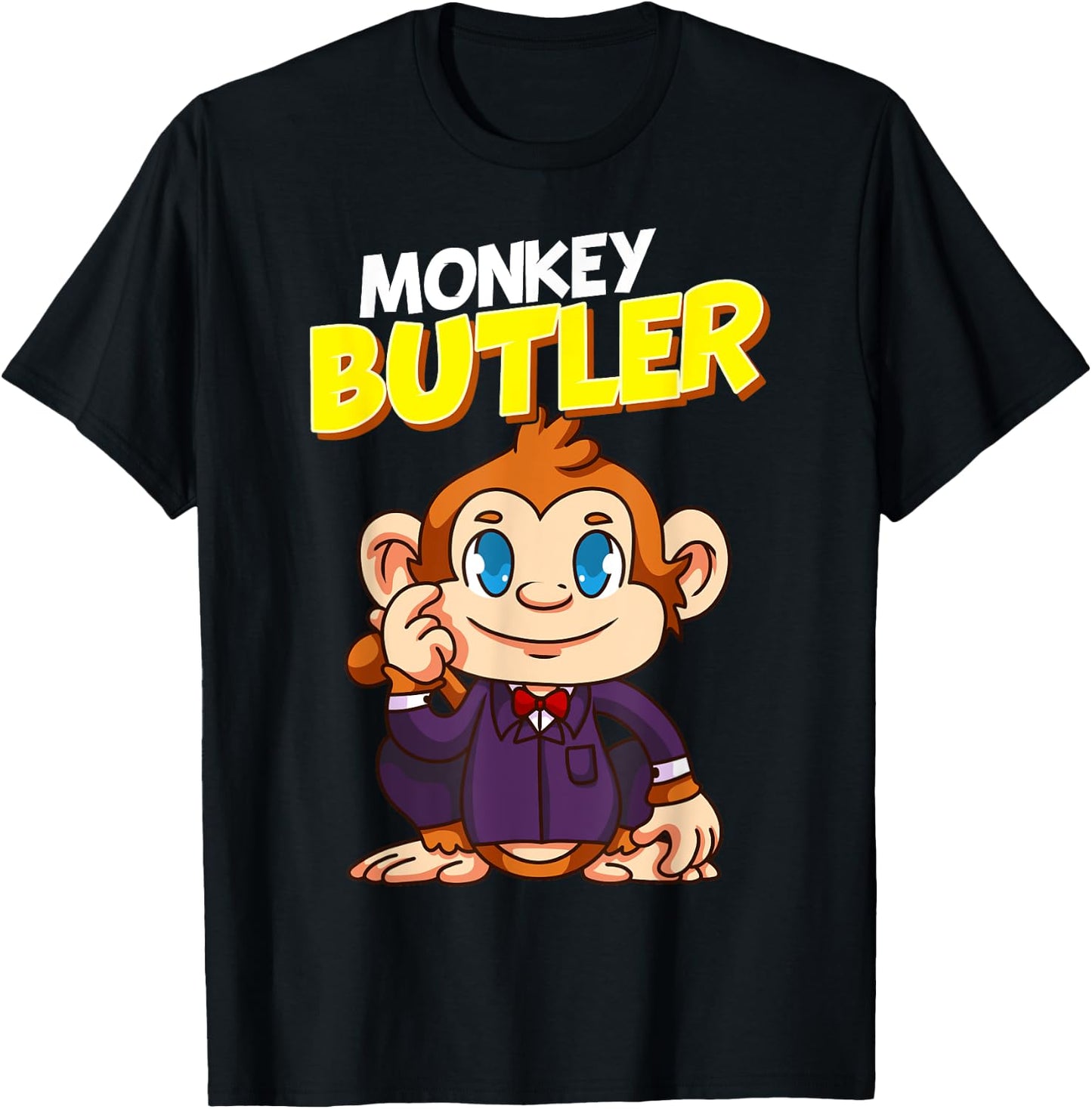 Butler - Monkey Butler T-Shirt - T-Shirt | Black