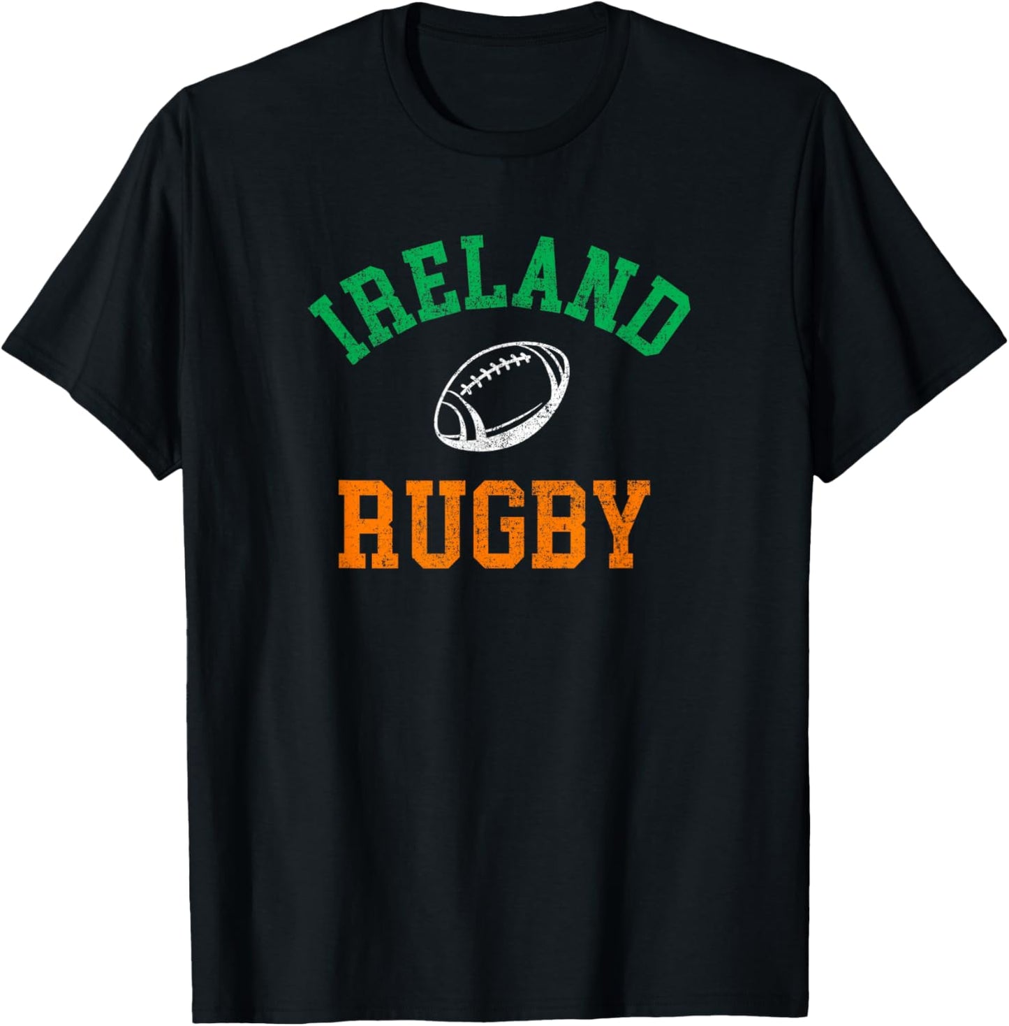 Ireland Rugby Flag T-Shirt - T-Shirt | Black