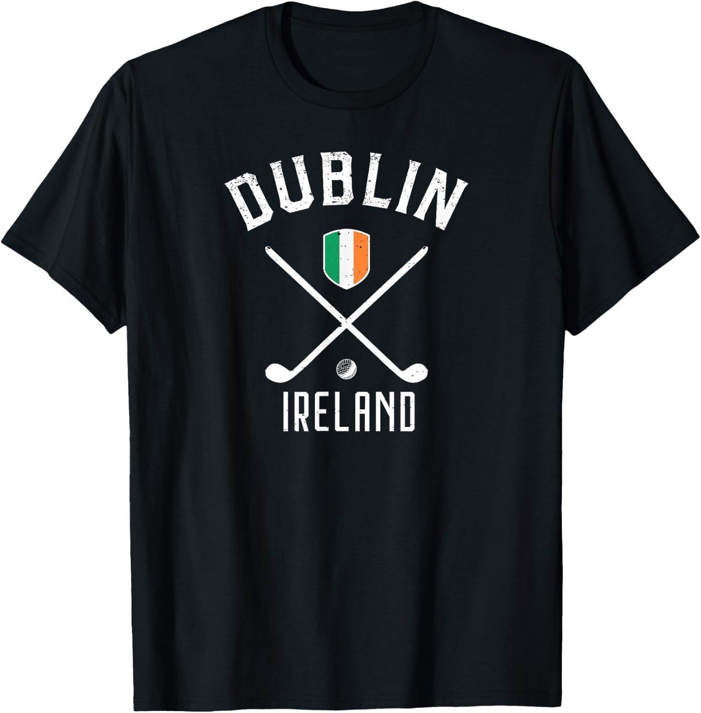 Dublin Ireland Golf T-Shirt - T-Shirt | Black
