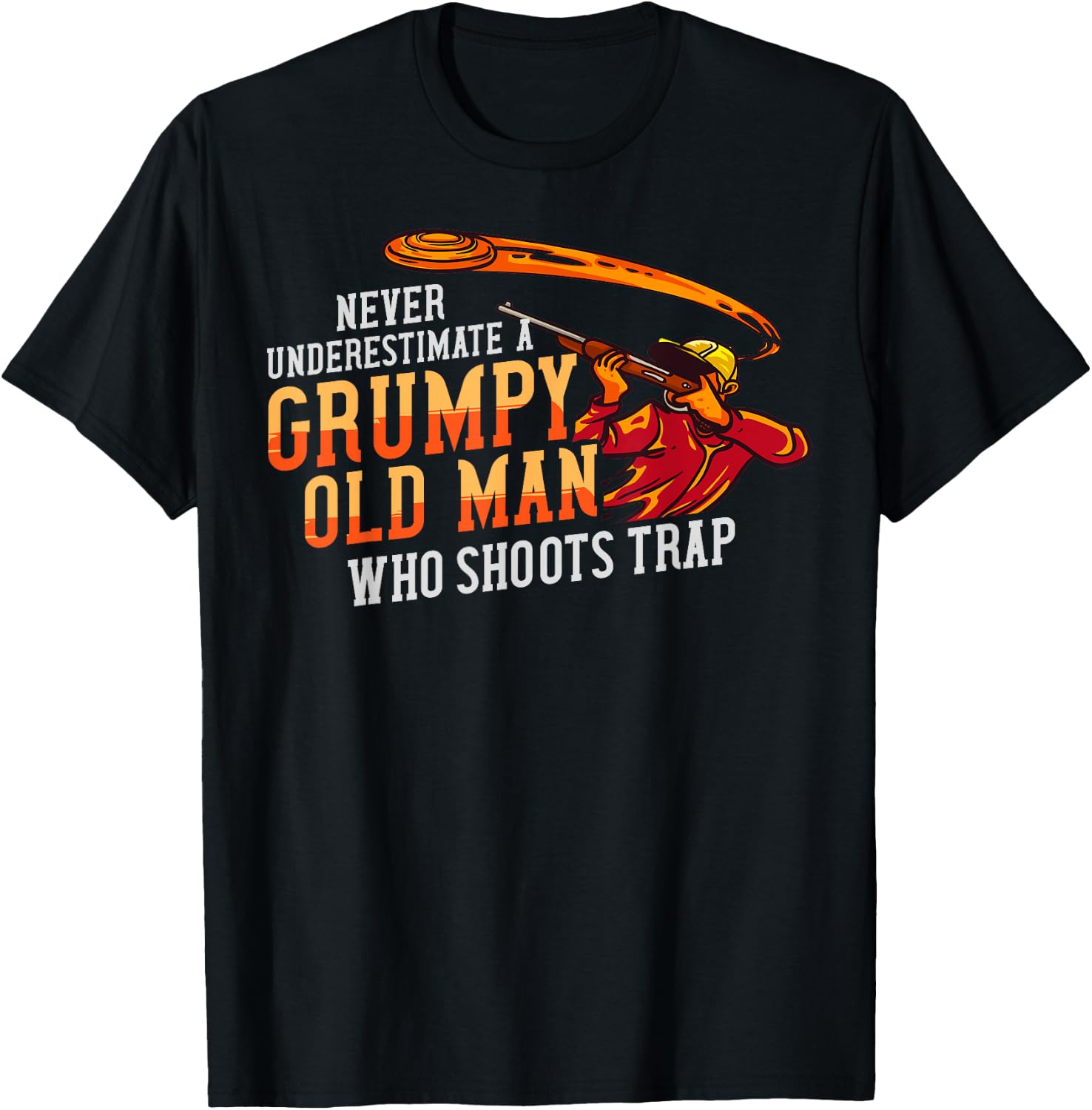 Sporting Clay Shooting Gift Trap Skeet Shooting T-Shirt - T-Shirt | Black