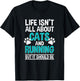 Life Isn't All About Cats And Running, Marathon Runner T-Shirt - T-Shirt | Black