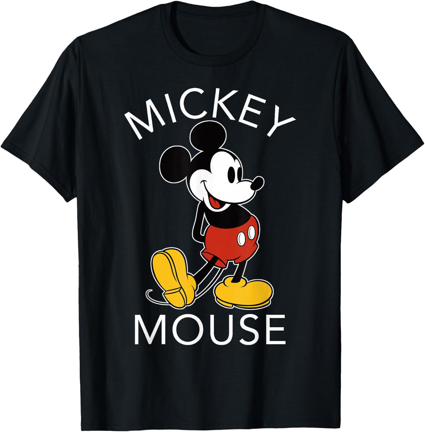 Disney Mickey Mouse Classic Portrait T-Shirt - T-Shirt | Black