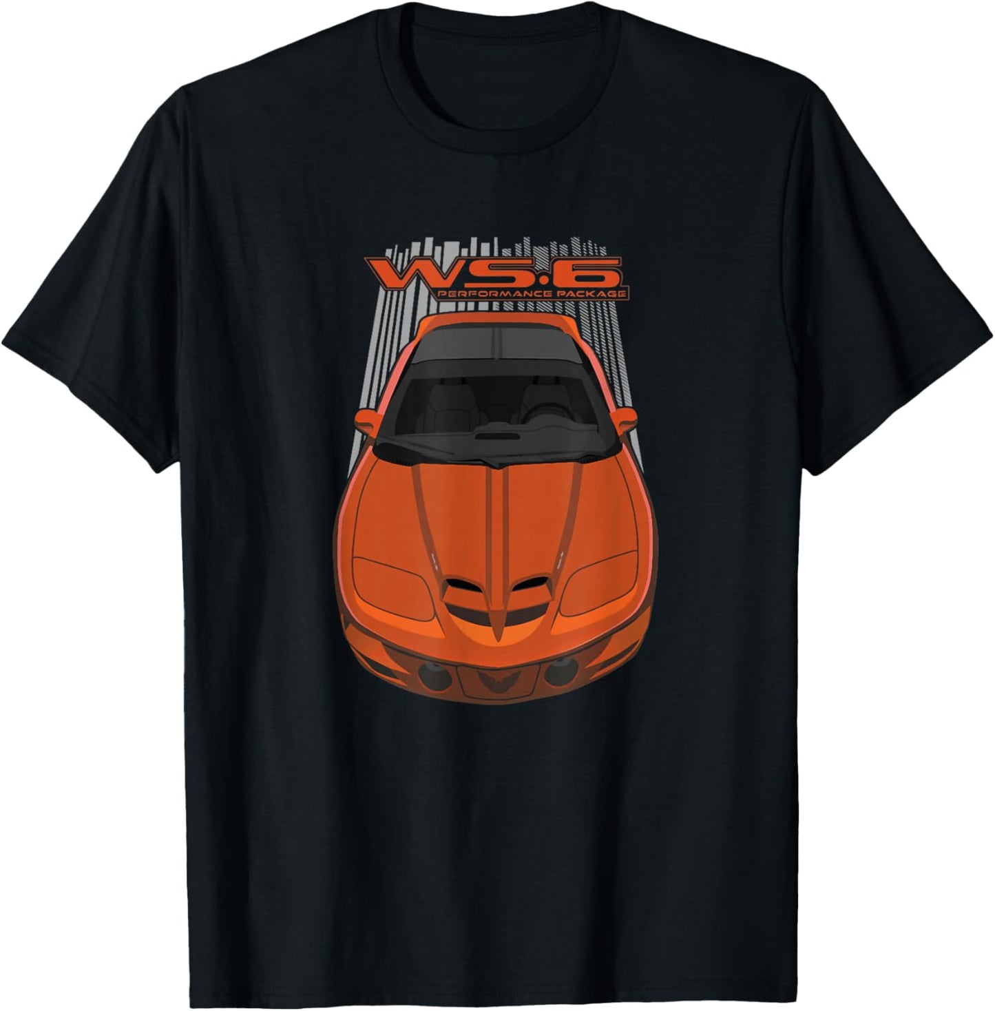 Bandit Trans Am WS6 4thgen orange T-Shirt - T-Shirt | Black