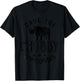 Save the Chubby Unicorns Rhino T-Shirt - T-Shirt | Black