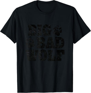 Big Bad Wolf Halloween Shirt Halloween Costume Men Women T-Shirt - T-Shirt | Black