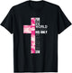 Cute Pink Camo Christian Cross Verse Gifts Women Teen Girls T-Shirt - T-Shirt | Black