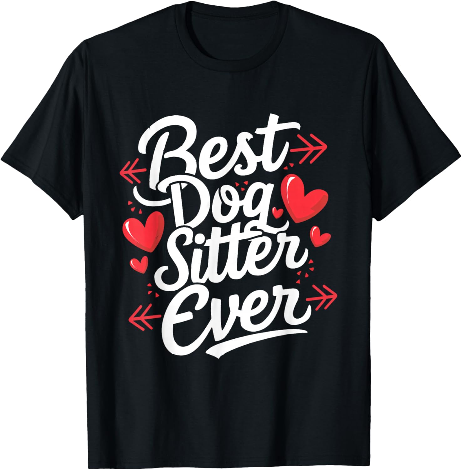 Dog babysitter cute T-Shirt - T-Shirt | Black