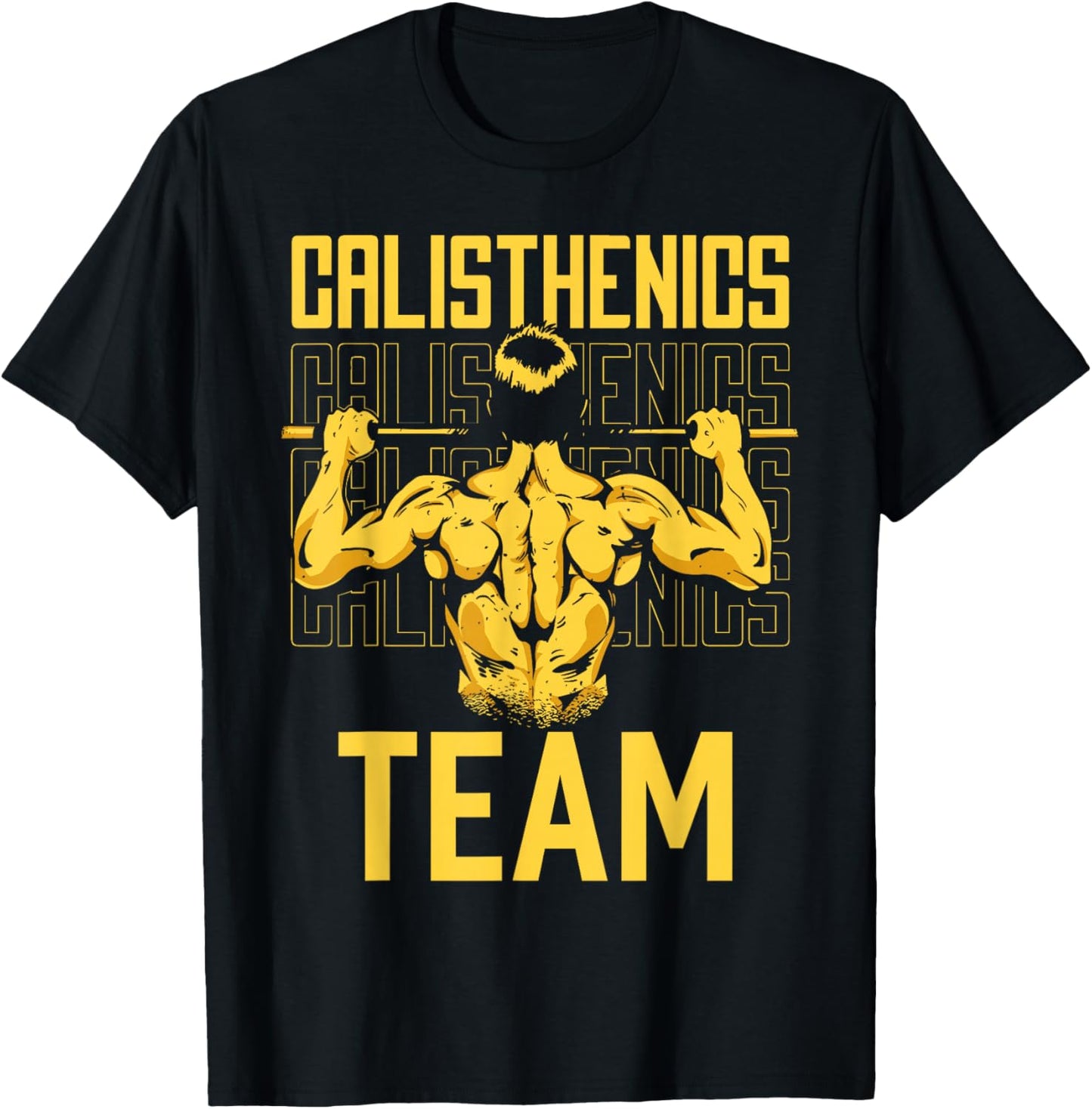 Calisthenics Team Bodyweight Fitness Workout Calisthenics T-Shirt - T-Shirt | Black