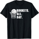 Buckets All Day Basketball Player Sport Boys Girls Men Women T-Shirt - T-Shirt | Black