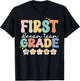 First Grade Dream Students Team Teacher Back To School kids T-Shirt - T-Shirt | Black