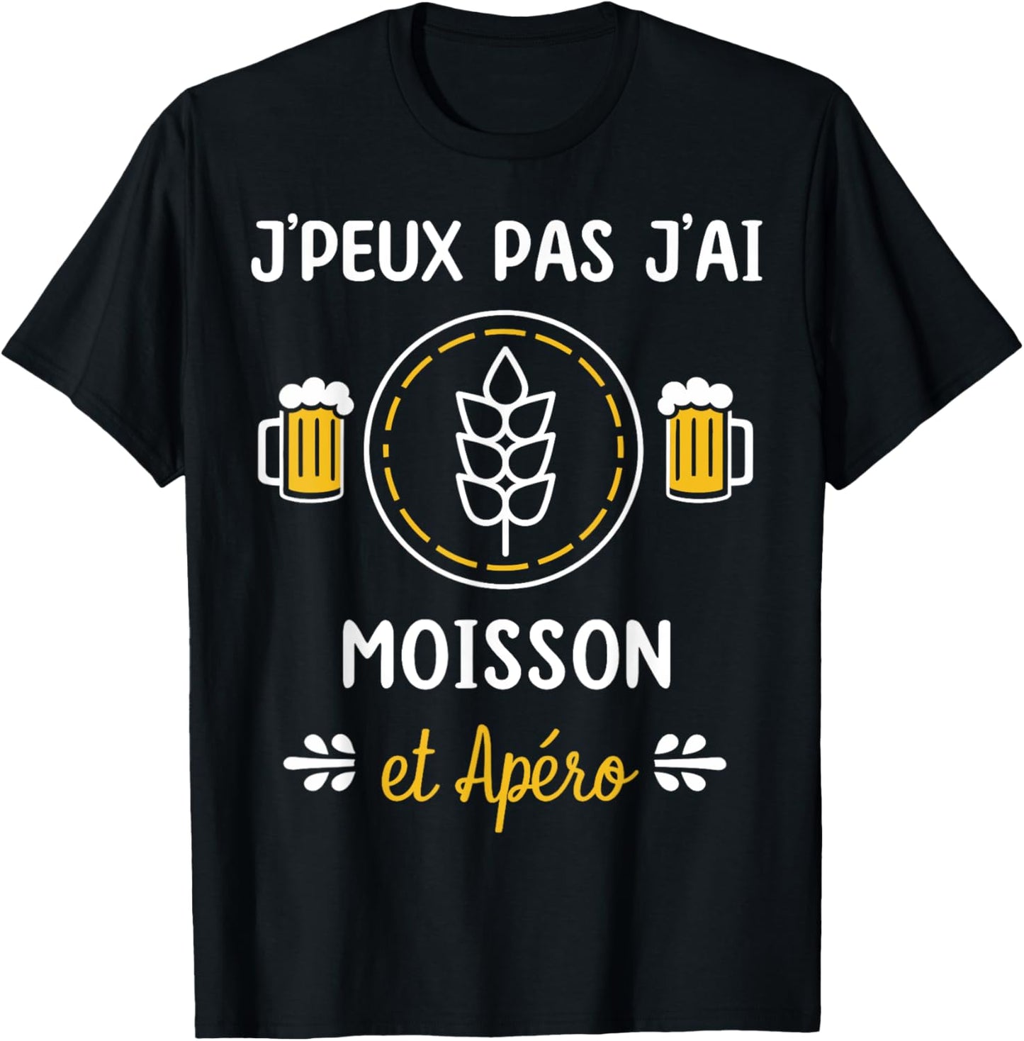 I Can't Have a Harvest , Black, S T-Shirt - T-Shirt | Black