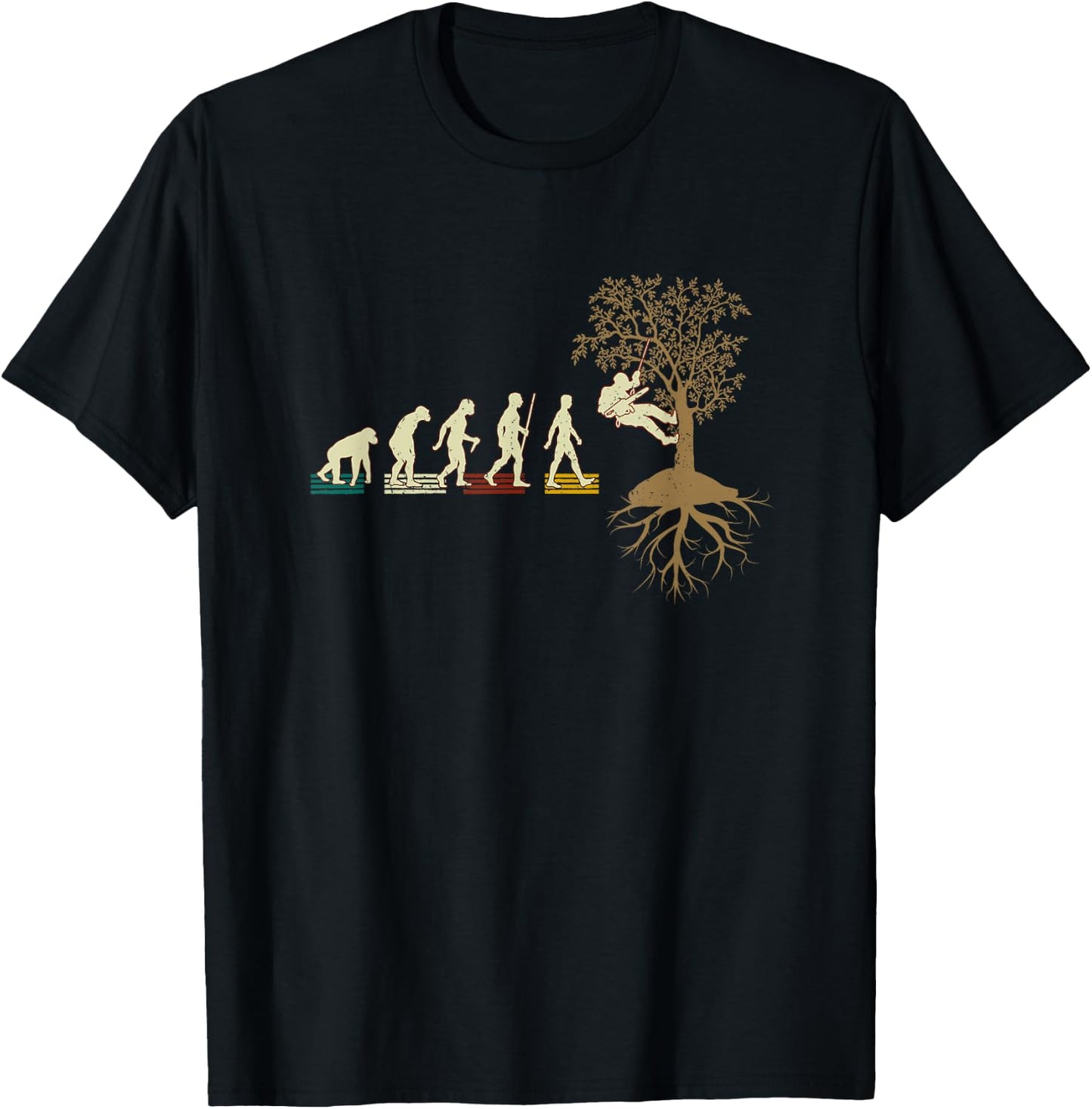 Arborist Gifts Tree Trimmer - Men's Black Classic Fit Short Sleeve - Funny Arborist Gift , Husband, Dad, Friend - Solid with Letter Print - Size Small T-Shirt - T-Shirt | Black