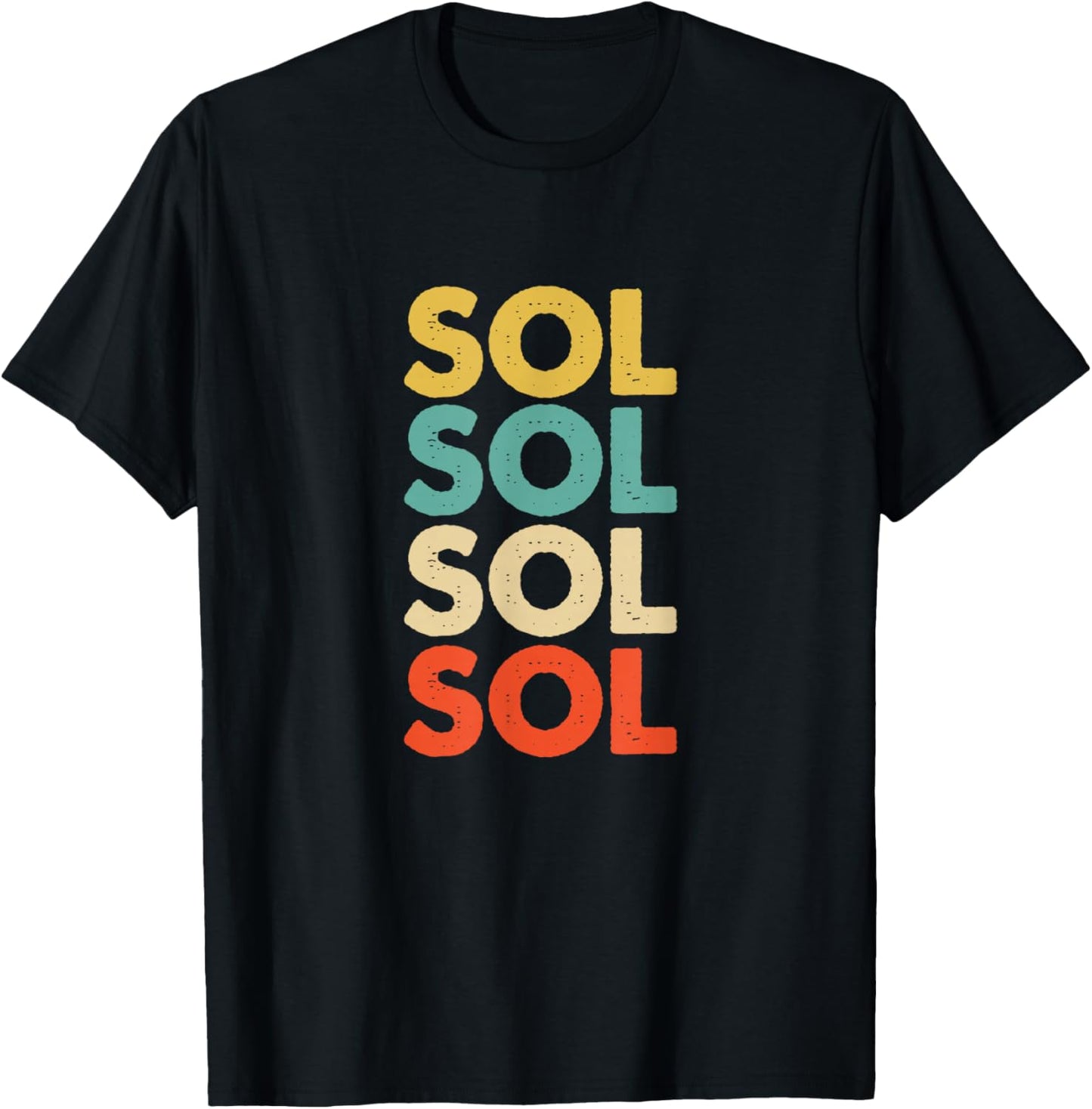 Sol Name T-Shirt - T-Shirt | Black