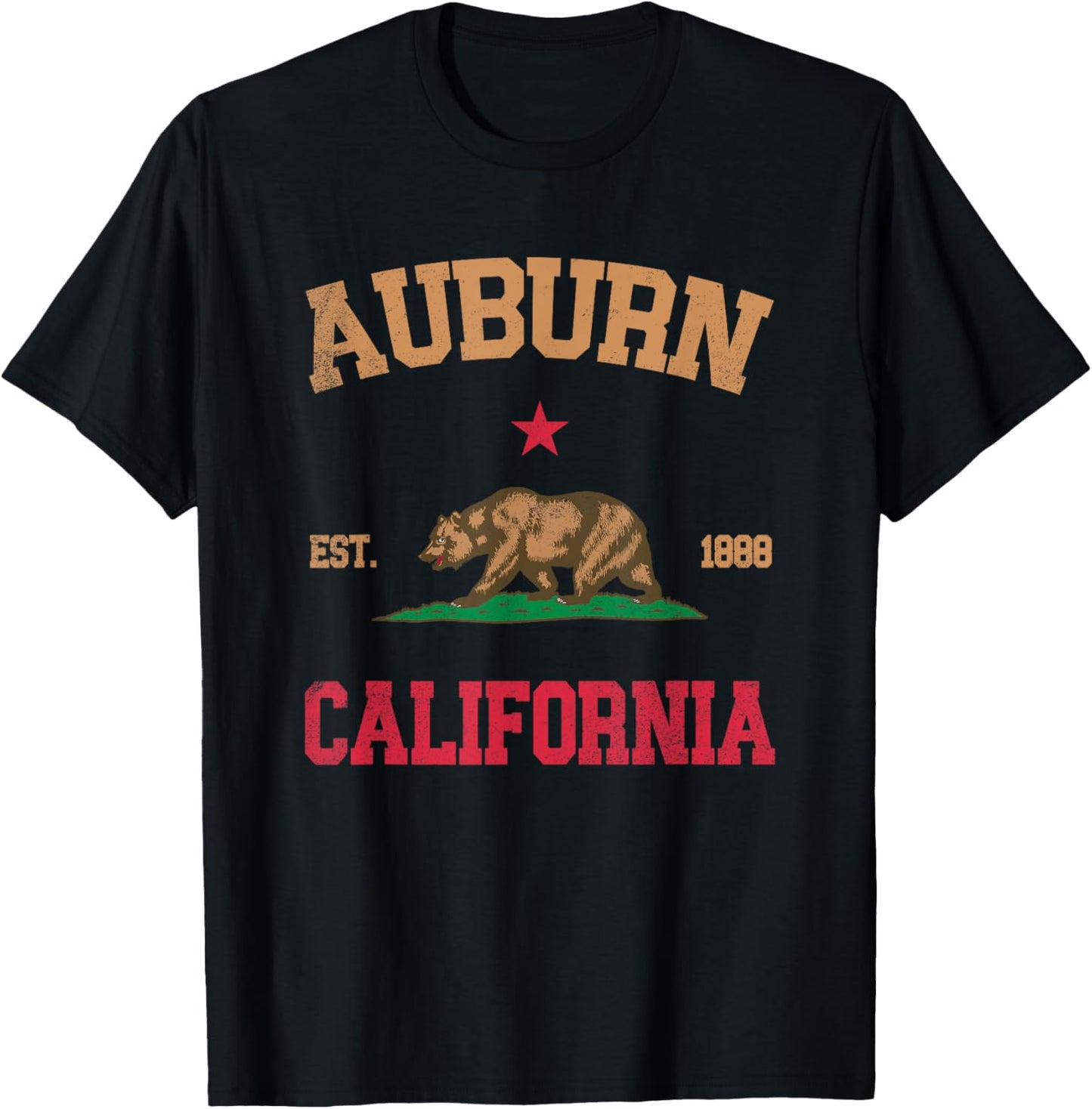 Auburn California T-Shirt - T-Shirt | Black