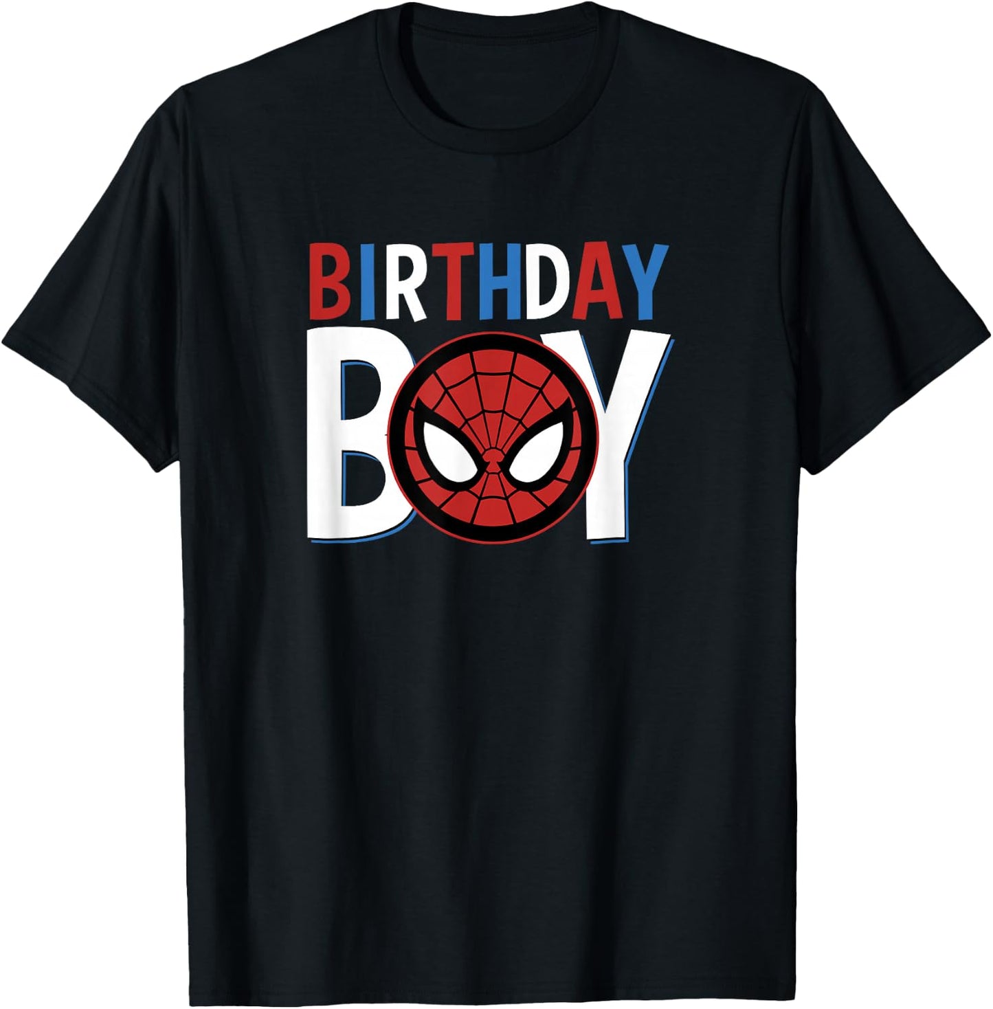 Marvel Avengers Classic Spider-Man Birthday Boy T-Shirt - T-Shirt | Black