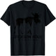 Jackson Hole Wyoming Vintage Moose Souvenir Pride T-Shirt - T-Shirt | Black
