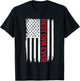 Best Opa Ever American flag Funny Papa Grandpa T-Shirt - T-Shirt | Black