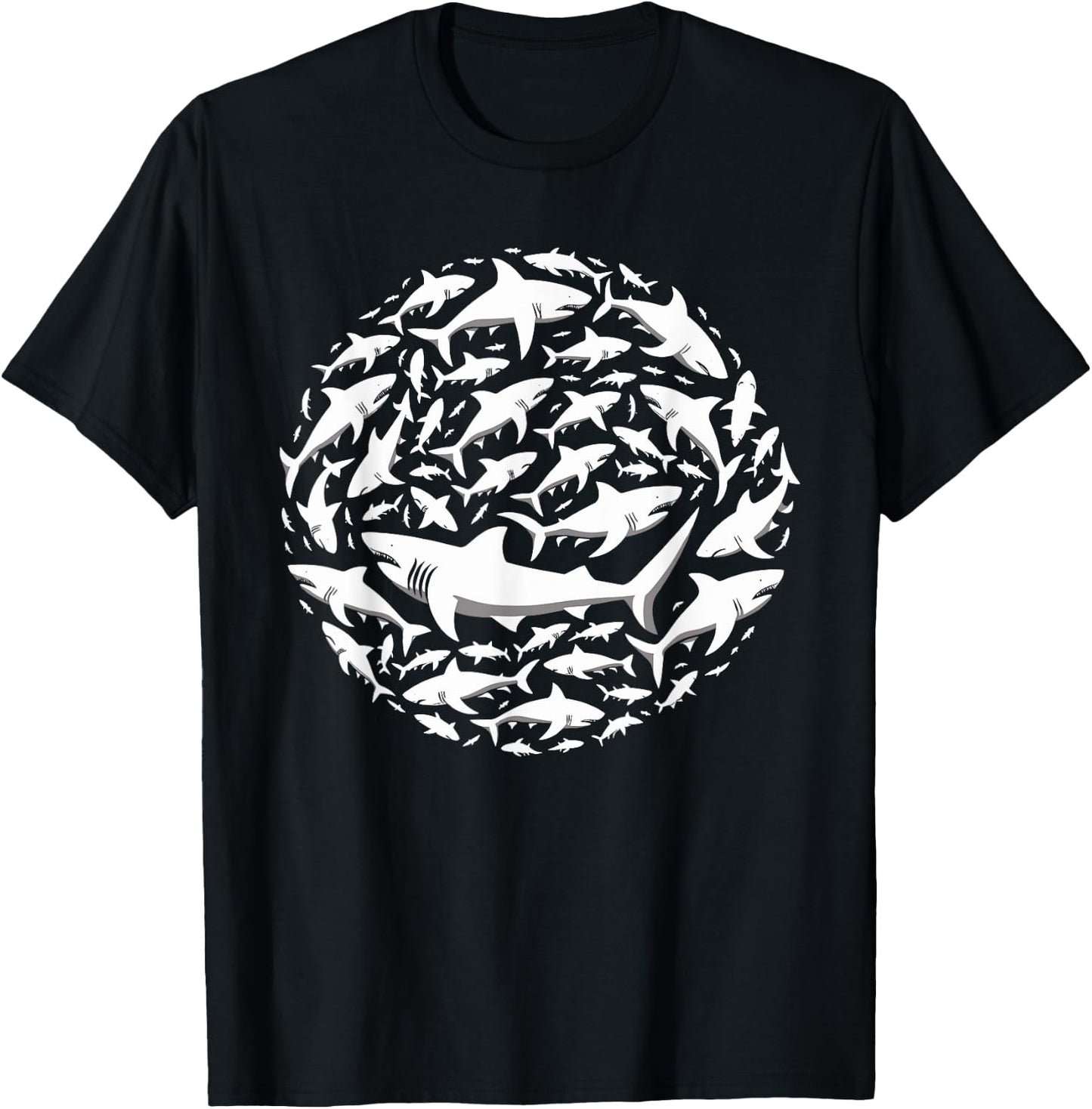 Shark Marine Biology Animal Sharks Lover T-Shirt - T-Shirt | Black
