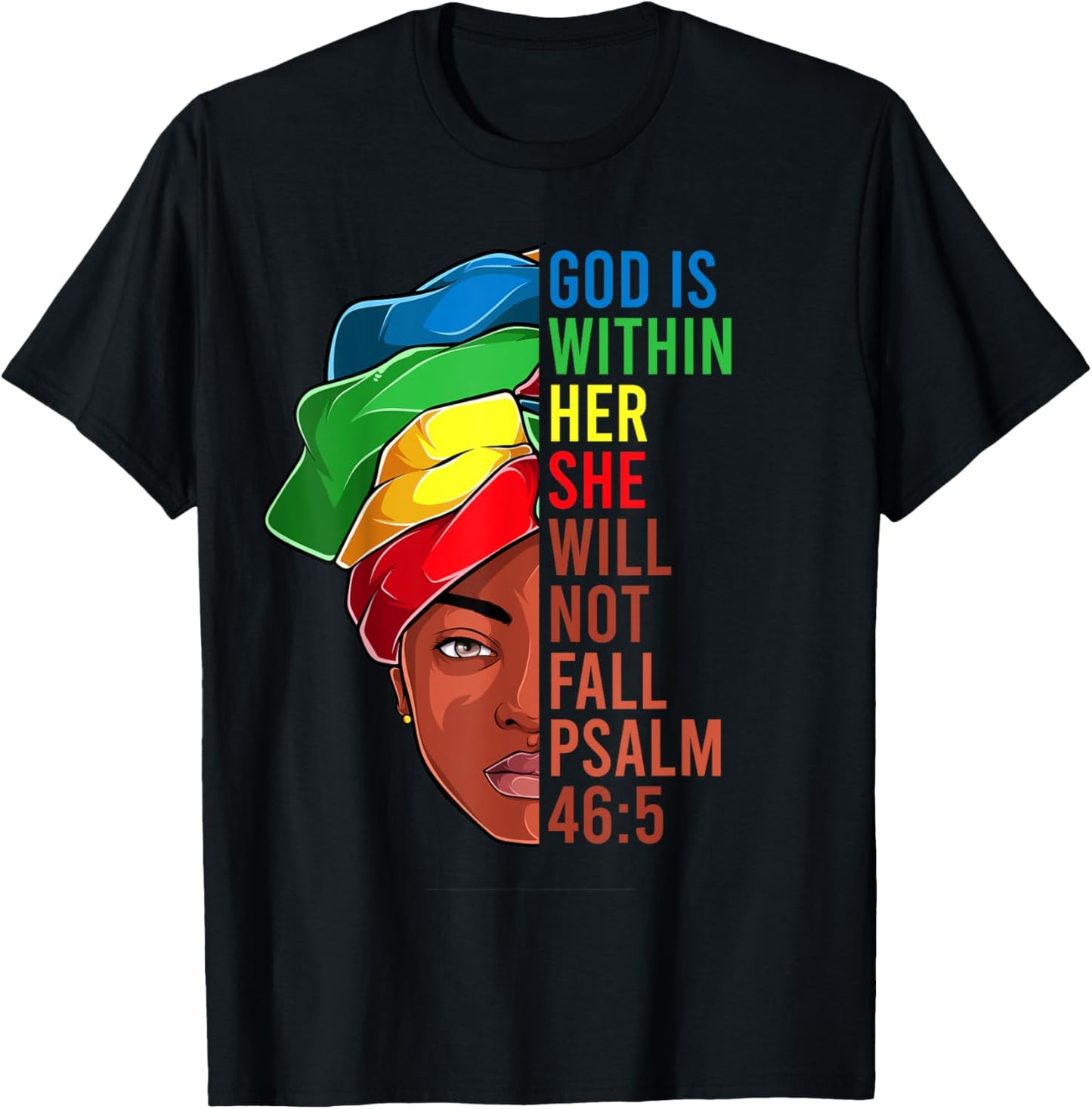 African American Apparel, Jesus Christian Black Women T-Shirt - T-Shirt | Black