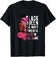 Black Queen The Most Powerful Piece In The Game Afro Women T-Shirt - T-Shirt | Black