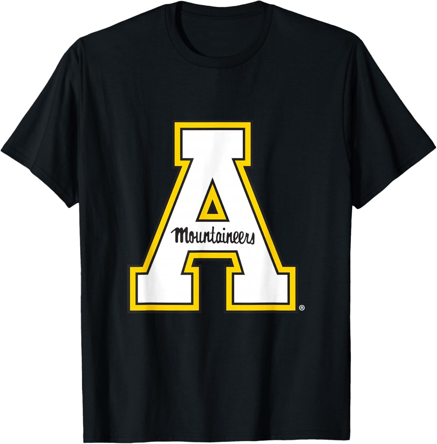 App State Mountaineers | Official University NCAA | PPAPP033 T-Shirt - T-Shirt | Black