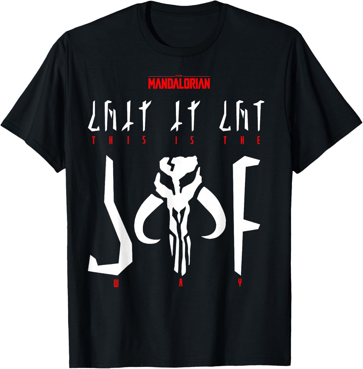 Star Wars The Mandalorian This Is The Way Translation T-Shirt - T-Shirt | Black