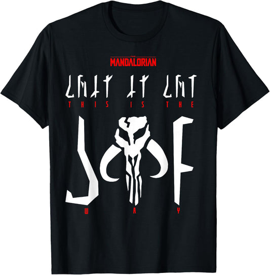 Star Wars The Mandalorian This Is The Way Translation T-Shirt - T-Shirt | Black