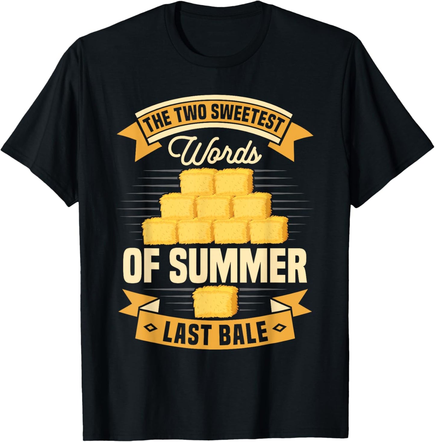 Hay Bale Farming Tractor Driver Hay Baling Hay Bale Farmer T-Shirt - T-Shirt | Black