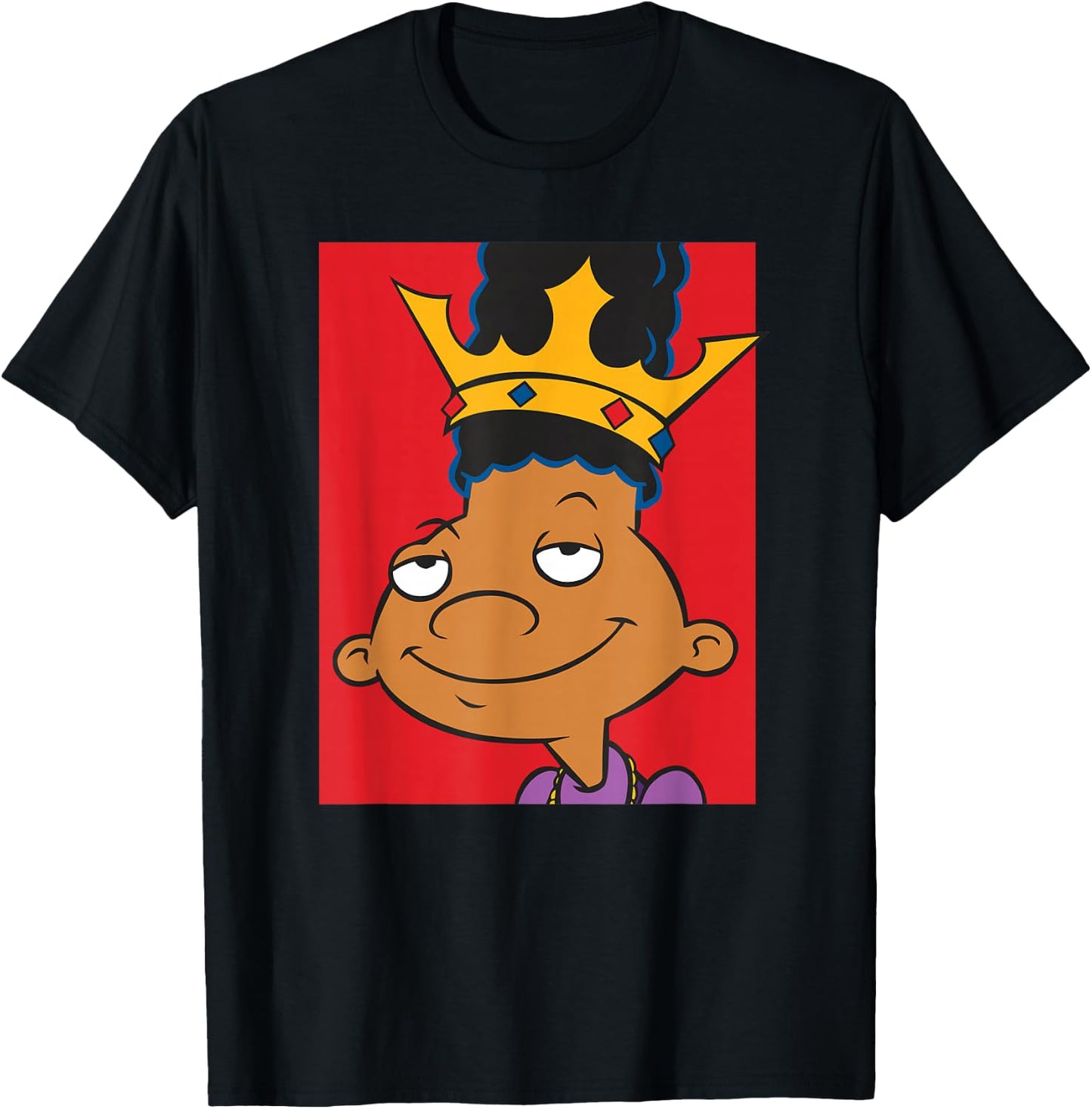 Hey Arnold Gerald Biggie Parody T-Shirt - T-Shirt | Black