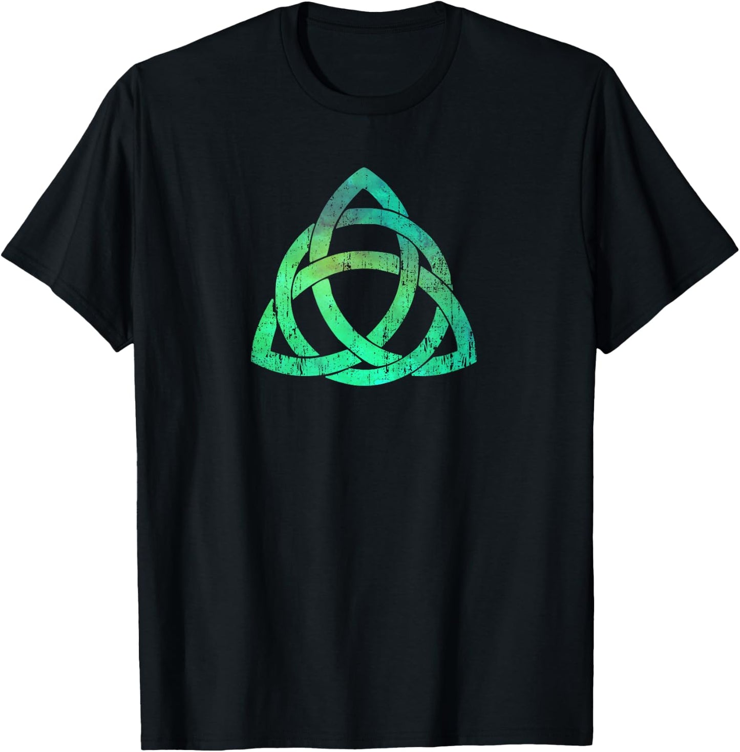 Irish Celtic Trinity Knot Triquetra Symbol Christian Faith T-Shirt - T-Shirt | Black