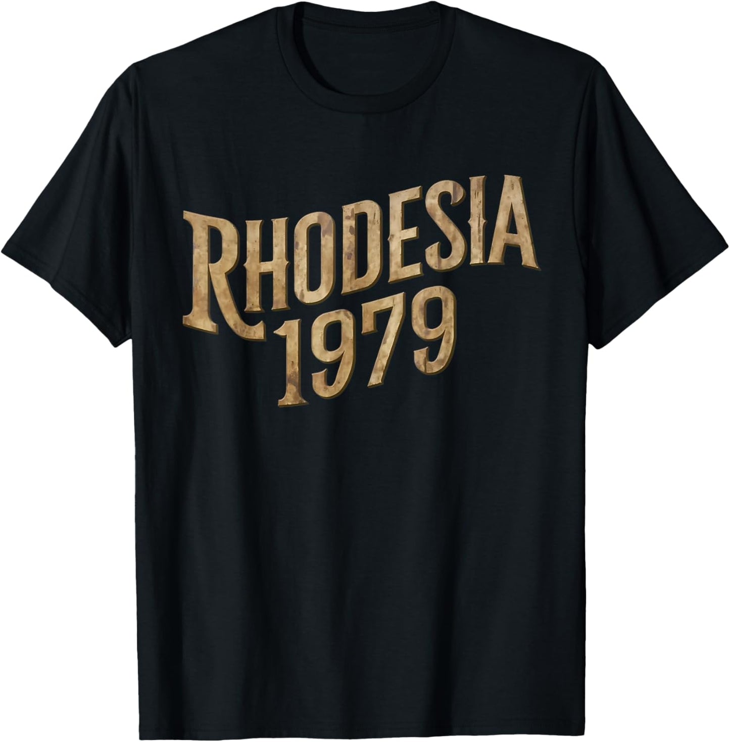 Vintage Rhodesia South African Southern Country Rhodesian T-Shirt - T-Shirt | Black