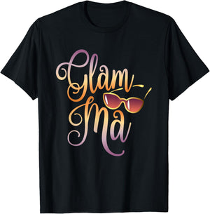 Glamma Grandma Fashion Glamma Sunglasses Gift T - Shirt T-Shirt - T-Shirt | Black