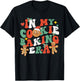 In My Cookie Baking Era Funny Holiday Baker Groovy Retro T-Shirt - T-Shirt | Black