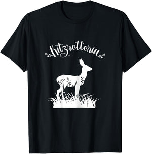Reh Damen Rehkitz Retten Rettung Kitzretterin Jagd Jägerin T-Shirt - T-Shirt | Black
