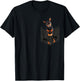 Funny Miniature Pinscher dog in Pocket Mini Pin Lovers T-Shirt - T-Shirt | Black