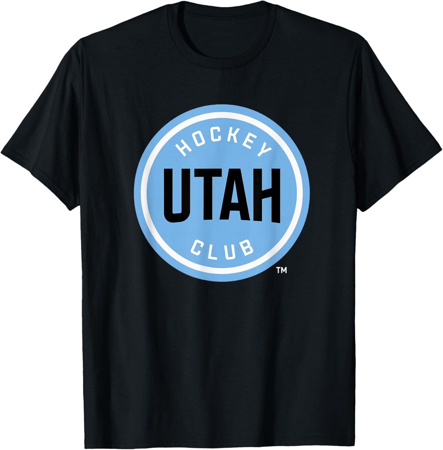 Utah Hockey Club Icon Dark Heather Officially Licensed T-Shirt - T-Shirt | Black